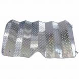 Алуминиев сенник за предно стъкло 70х150 см двустранен