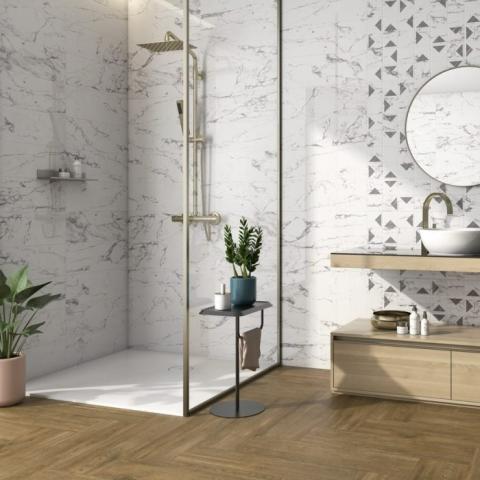 Теракот Carrara 45x45 Blanco, снимка 2 - Гранитогрес