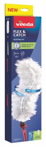 Четка за почистване на прах Vileda Flex & Catch с дълга дръжка - Четки