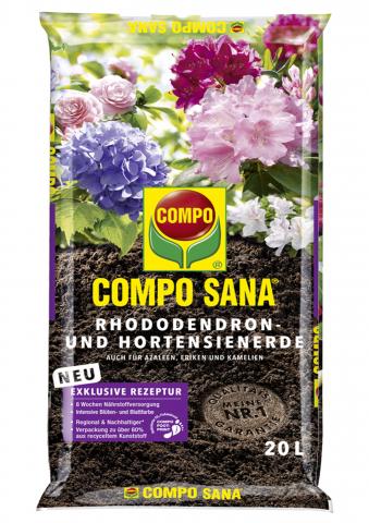 COMPO SANA Торфена смес за рододендрони 20 л - Кисели почви
