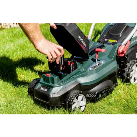 Акумулаторна косачка Metabo RM 36-18 LTX BL 36 Solo, снимка 3 - Косачки