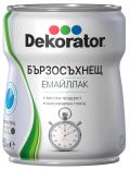 Бързосъхнещ емайл Dekorator 0.65 л червен