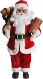 Фигура Дядо Коледа плюш 
16х12х37см, червен