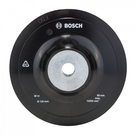 Плоча за ъглошлайф 125 мм с гайка BOSCH - Дискове за бормашина и ъглошлайф