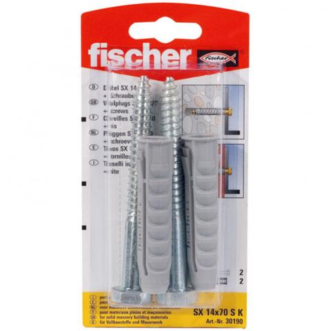 Найлонов дюбел Fischer SX 14x70 SK - Универсални дюбели