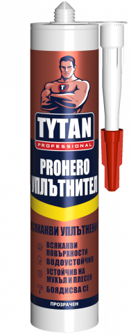 Универсален уплътнител Tytan Pro Hero бял 280 мл - Монтажни лепила