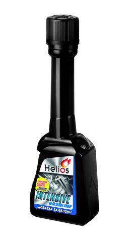 Бензинова добавка за почистване на инжектори Helios Intensive 250мл - Добавки за бензинови двигатели