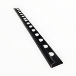 Външен ъгъл черен полиран 10mm / 250см