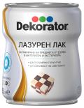 Лазурен лак Dekorator 0.65л, тъмен махагон