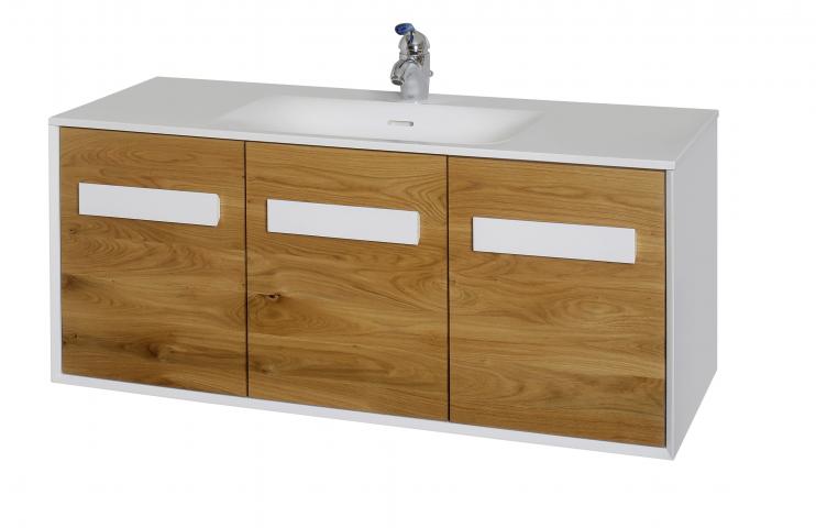 Долен шкаф Бергамо за мивка100 см - Мебели за баня