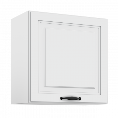 Горен шкаф с една врата Gaja White - Модулни кухни с онлайн поръчка