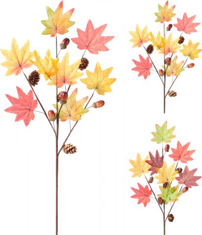 Изкуствено растение есенно клонче 60 см - Единични цветя