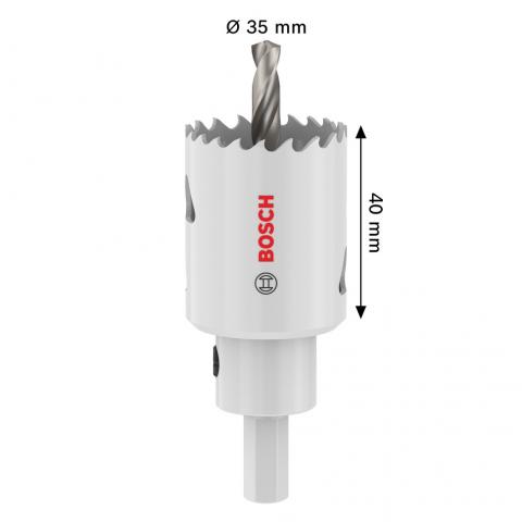 Боркорона Bosch ММ 35 мм, снимка 3 - Боркорони bi-metal