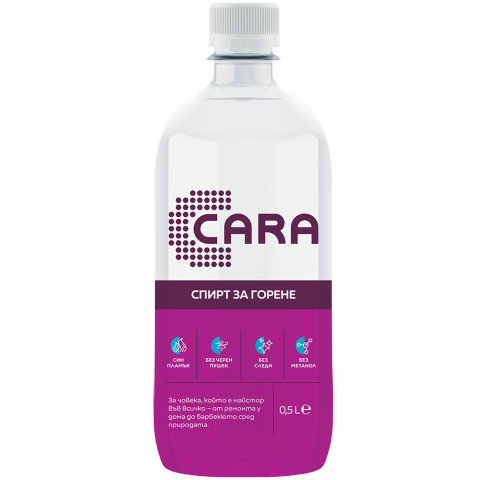 CARA спирт за горене 0.5л - Спирт