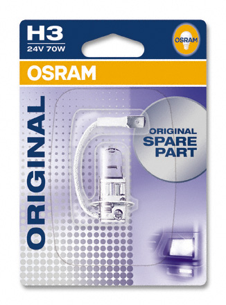 Aвт.лампа  H3 Osram 70W 24V - Осветление