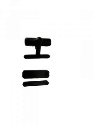 Райбер за Ал и PVC дограма, черен - Дръжки