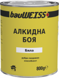 Алкидна боя BauWeiss  0.8 кг