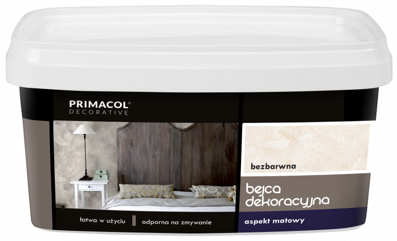 Декоративна глазура Primacol 3 л мат - Ефектни бои за стени
