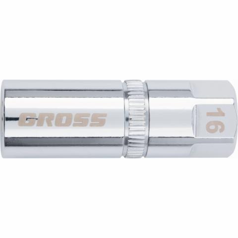 Вложка за автомобилни свещи магнитна 1/2" 14мм GROSS - Ключове