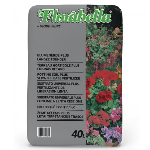 Florabella почва за саксийни растения 40л - Балконски почви