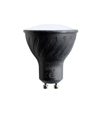 LED крушка GU10 6W 510LM 3000К 100°, черен корпус - Лед крушки gu10