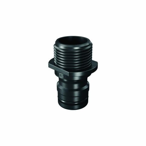Връзка с външна резба за кран 1-1/4"- 1" с голям дебит Max Flow - Пластмаса