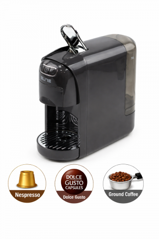 Кафемашина за капсули 3 в 1 ELITE CCM-1278GR, сива - Кафемашини