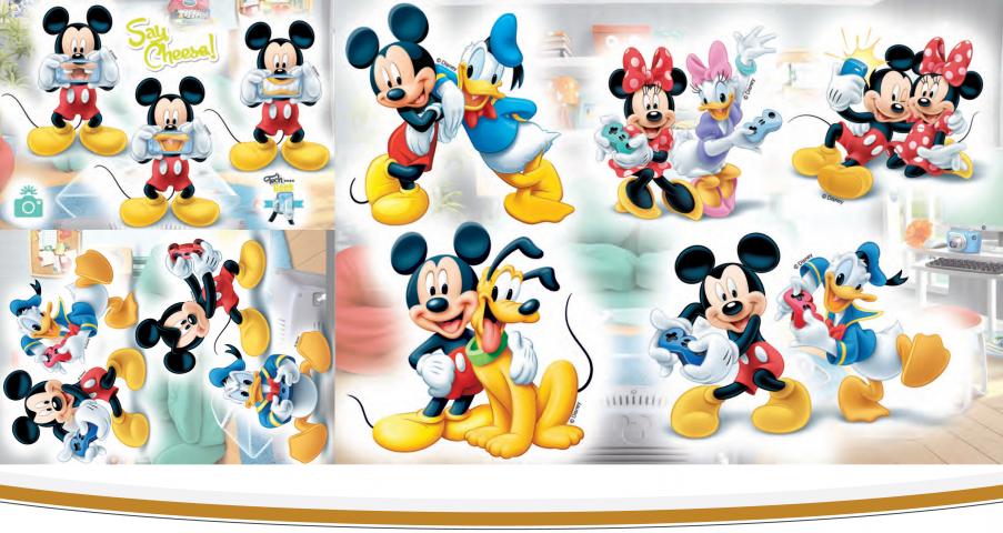 Стикер за стена Mickey Mouse  35x50 см - Постери и стикери
