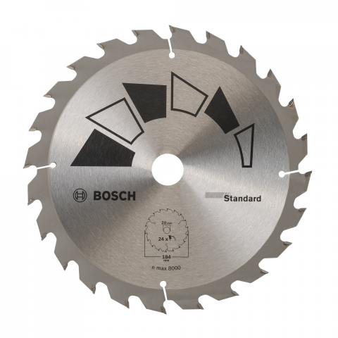 Циркулярен диск 184 мм Standard BOSCH, снимка 2 - Циркулярни дискове