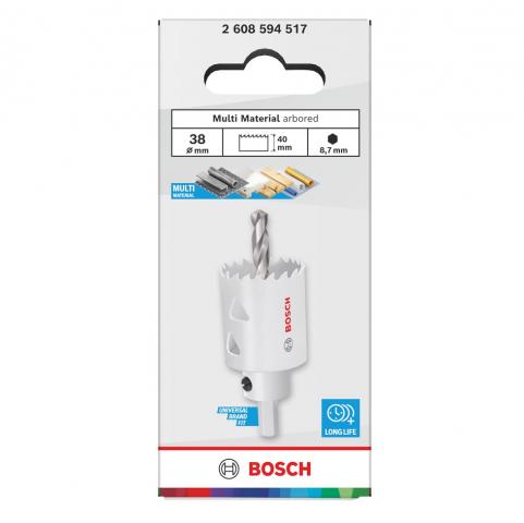 Боркорона Bosch ММ 38 мм, снимка 4 - Боркорони bi-metal