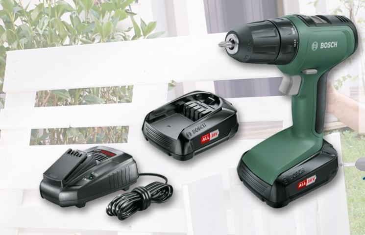 Акумулаторен винтоверт BOSCH UniversalDrill 18V 2*1.5 Ah - Акумулаторни винтоверти