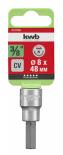Вложка шестограм KWB 3/8'' 8 мм