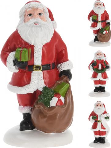 Фигура Дядо Коледа 
4,2х4,1х8,3см,
полирезин - Коледни фигури