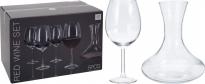 Чаши за вино 4бр. с декантер