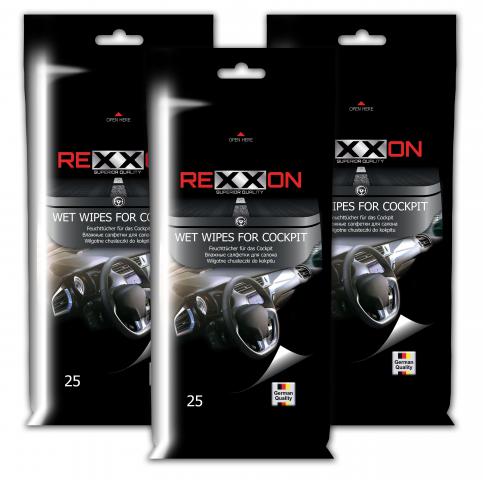 Мокри кърпи за табло Rexxon - Гъби, кърпи, гюдерии