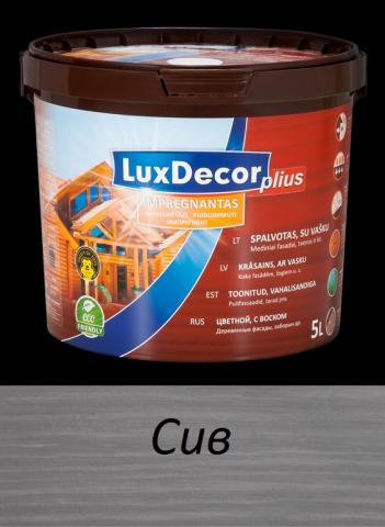 Импрегнатор Luxdecor 1 л сив - Импрегнатори за дърво