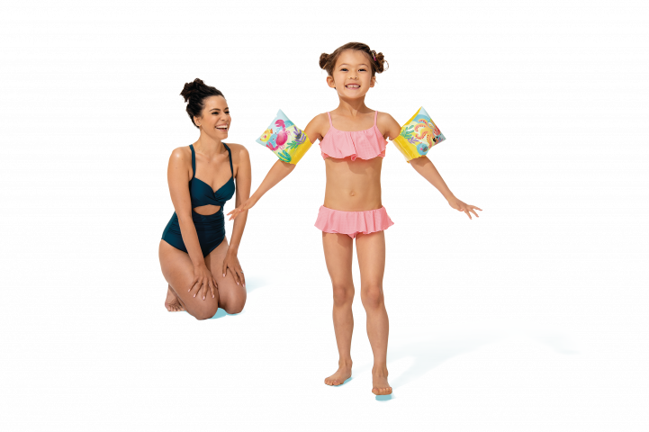 Надуваеми раменки Tropical INTEX 3-6 г, снимка 2 - Надуваеми