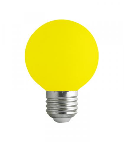 LED крушка G60  E27 3W 180Lm  жълта - Лед крушки е27