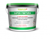 TERAFLEX SUPER FINITURA Универсална пастообразна шпакловка - 6кг.