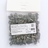 Кабелен накрайник 2х2.5mm2 сив