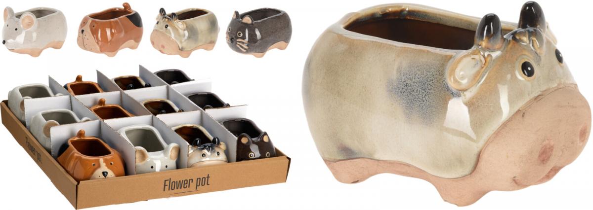 Саксия порцелан животинче, 4 дизайна - Саксии фигурки