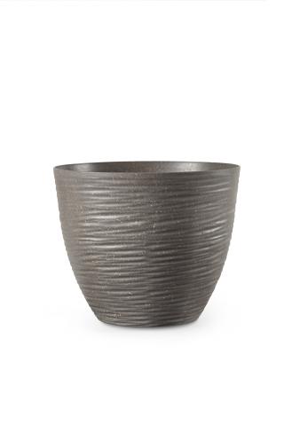 Саксия Donna ф30 см антрацит - Пластмасови саксии