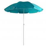 Плажен чадър, син Ф200 см, H210 см, полиестер