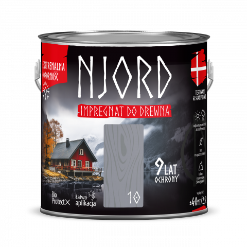 NJORD боя 2.5л цвят 10 - Импрегнатори за дърво