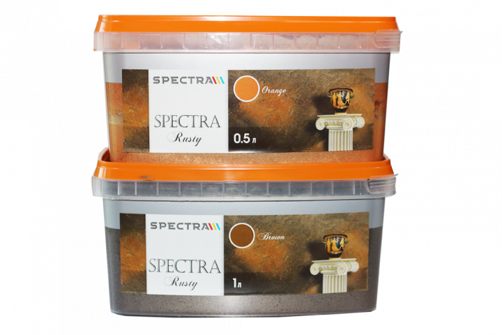 Spectra Rusty 1.5л, снимка 3 - Ефектни бои за стени