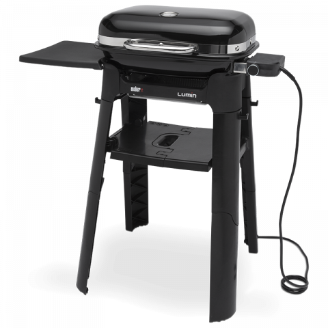 Електрическо барбекю със стойка Weber Lumin Compact, снимка 3 - Барбекюта