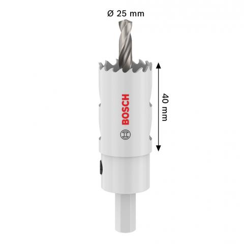 Боркорона Bosch ММ 25 мм, снимка 3 - Боркорони bi-metal