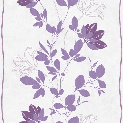Тапет Лилави цветя - Тапети винил
