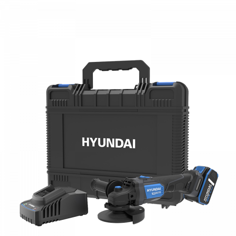 Акумулаторен безчетков ъглошлайф Hyundai AG20X-125FT - Акумулаторни ъглошлайфи