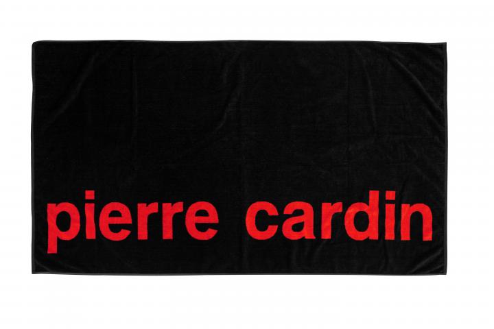 Плажна кърпа Pierre Cardin велур 100x180 черна - Хавлии и халати
